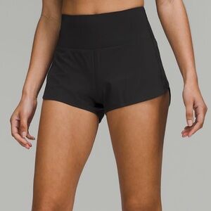 Lululemon black speed up HR short